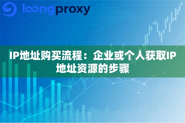 IP地址购买流程:企业或个人获取IP地址资源的步骤 IP地址购买流程:企业或个人获取IP地址资源的步骤