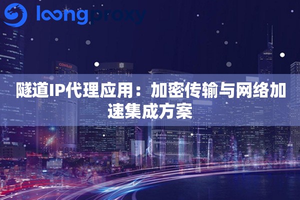 隧道IP代理应用：加密传输与网络加速集成方案