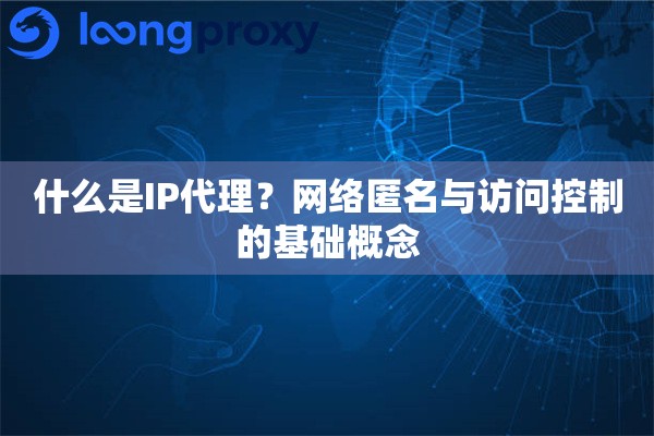 什么是IP代理？网络匿名与访问控制的基础概念