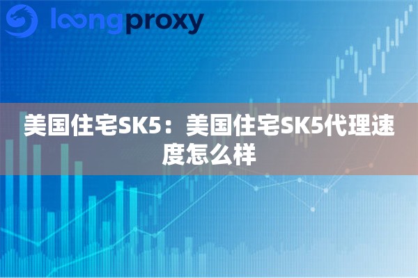 美国住宅SK5：美国住宅SK5代理速度怎么样
