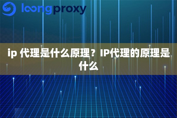 ip 代理是什么原理？IP代理的原理是什么