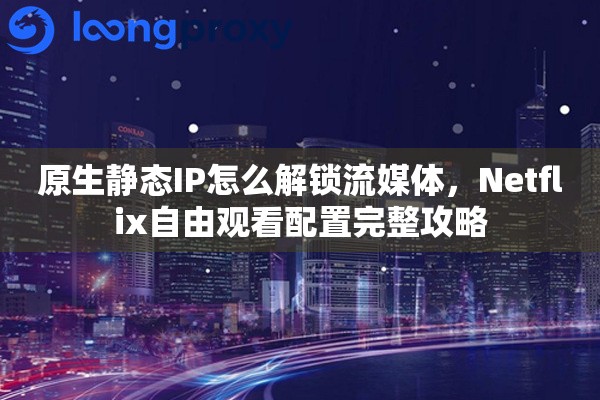 原生静态IP怎么解锁流媒体，Netflix自由观看配置完整攻略
