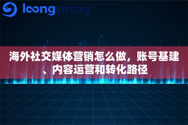 海外社交媒体营销怎么做，账号基建、内容运营和转化路径