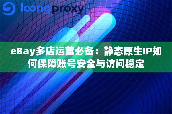 eBay多店运营必备：静态原生IP如何保障账号安全与访问稳定