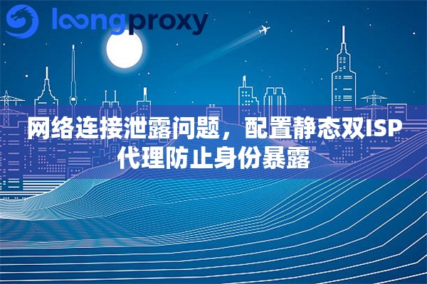 网络连接泄露问题，配置静态双ISP代理防止身份暴露