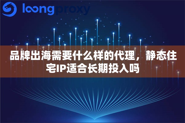 品牌出海需要什么样的代理，静态住宅IP适合长期投入吗