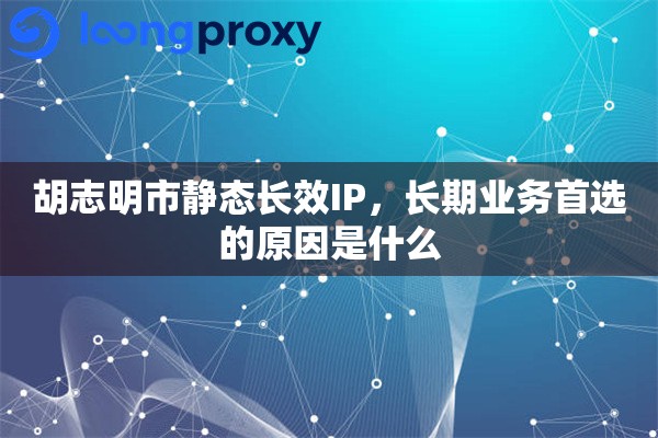 胡志明市静态长效IP,长期业务首选的原因是什么 胡志明市静态长效IP,长期业务首选的原因是什么