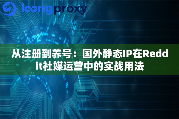 从注册到养号：国外静态IP在Reddit社媒运营中的实战用法