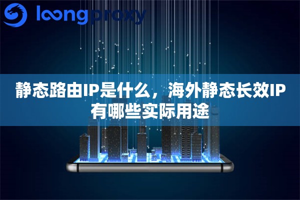 静态路由IP是什么，海外静态长效IP有哪些实际用途