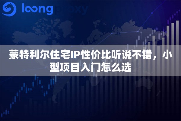 蒙特利尔住宅IP性价比听说不错，小型项目入门怎么选