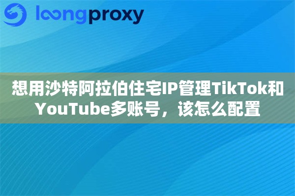 想用沙特阿拉伯住宅IP管理TikTok和YouTube多账号,该怎么配置 想用沙特阿拉伯住宅IP管理TikTok和YouTube多账号,该怎么配置