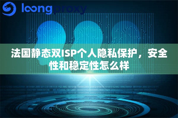 法国静态双ISP个人隐私保护，安全性和稳定性怎么样