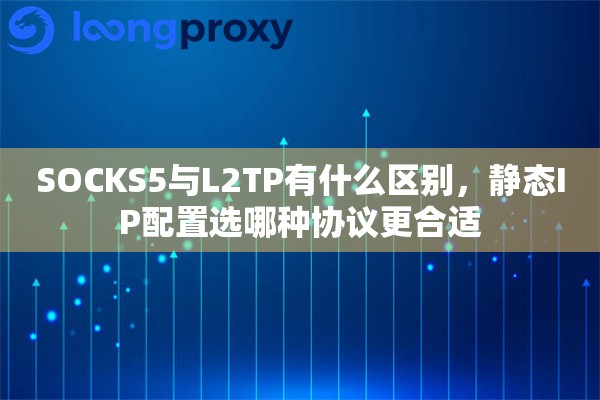 SOCKS5与L2TP有什么区别，静态IP配置选哪种协议更合适