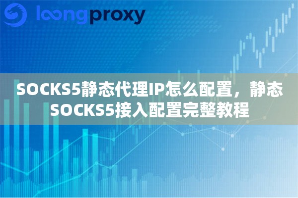 SOCKS5静态代理IP怎么配置,静态SOCKS5接入配置完整教程 SOCKS5静态代理IP怎么配置,静态SOCKS5接入配置完整教程
