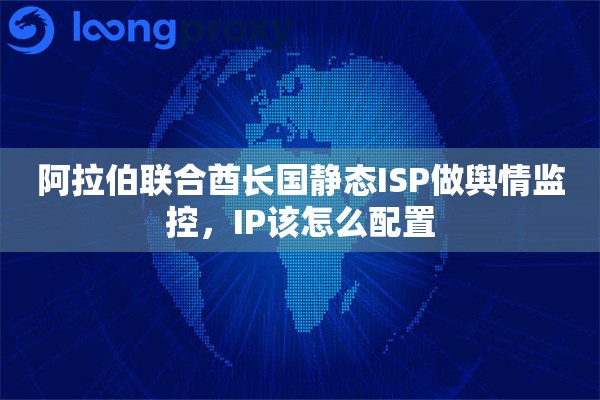 阿拉伯联合酋长国静态ISP做舆情监控，IP该怎么配置