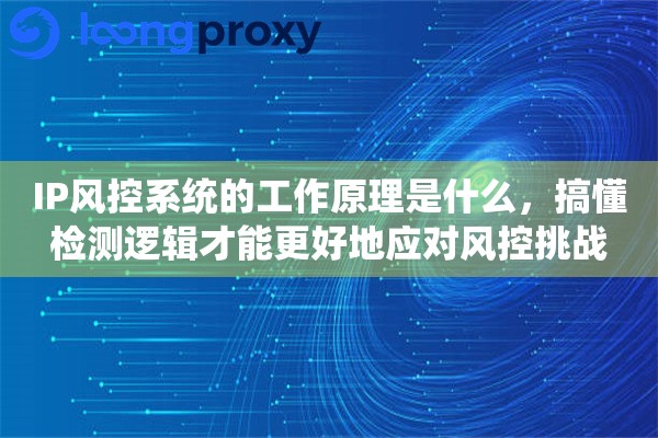 IP风控系统的工作原理是什么，搞懂检测逻辑才能更好地应对风控挑战