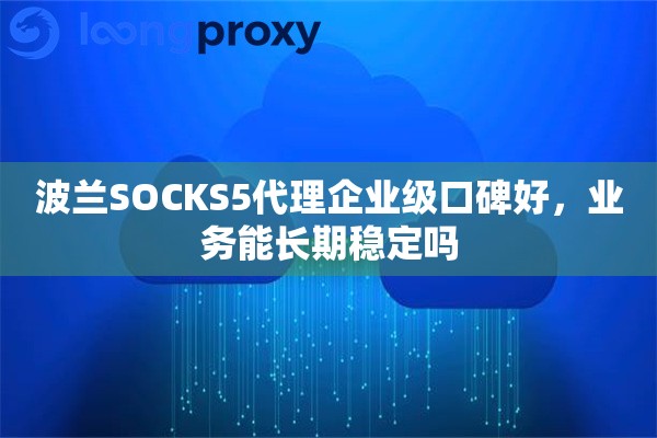 波兰SOCKS5代理企业级口碑好，业务能长期稳定吗