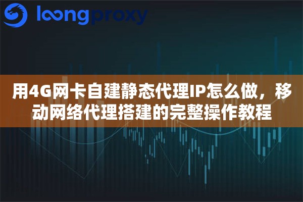 用4G网卡自建静态代理IP怎么做，移动网络代理搭建的完整操作教程
