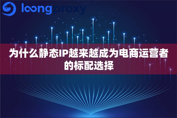 为什么静态IP越来越成为电商运营者的标配选择