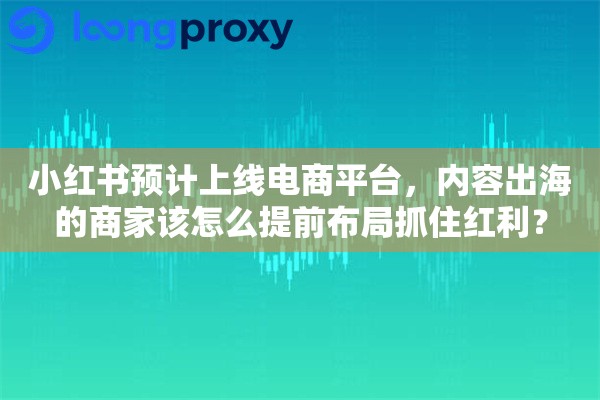 小红书预计上线电商平台，内容出海的商家该怎么提前布局抓住红利？