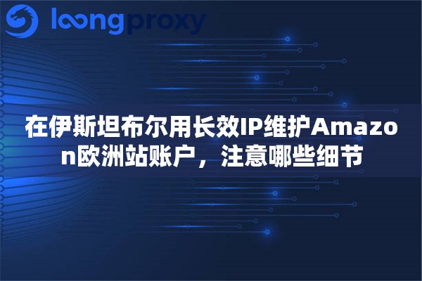在伊斯坦布尔用长效IP维护Amazon欧洲站账户,注意哪些细节 在伊斯坦布尔用长效IP维护Amazon欧洲站账户,注意哪些细节