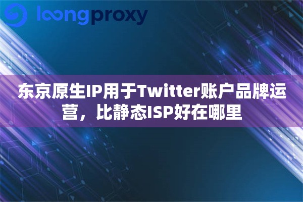 东京原生IP用于Twitter账户品牌运营，比静态ISP好在哪里
