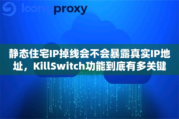 静态住宅IP掉线会不会暴露真实IP地址，KillSwitch功能到底有多关键