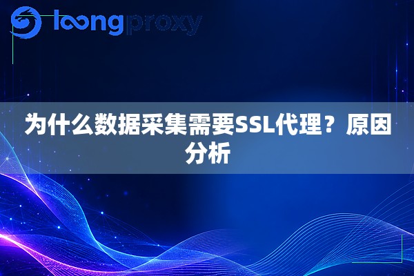 为什么数据采集需要SSL代理？原因分析