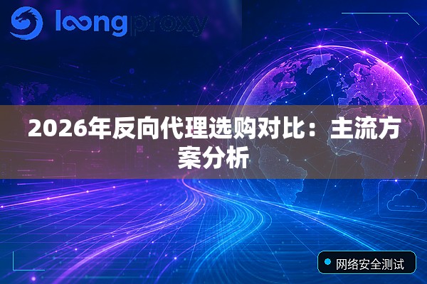 2026年反向代理选购对比：主流方案分析