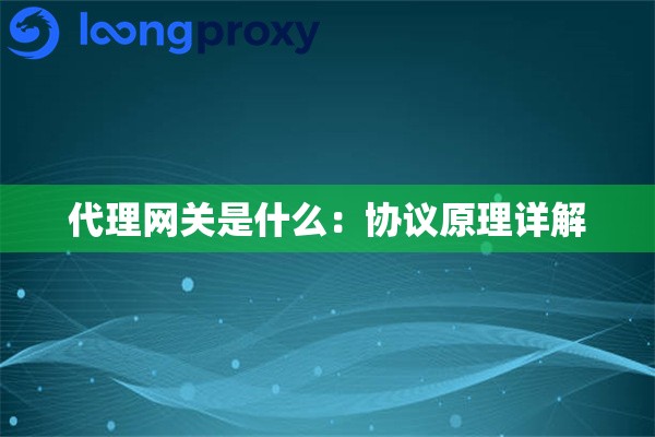 代理网关是什么：协议原理详解
