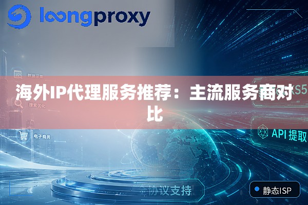 海外IP代理服务推荐：主流服务商对比