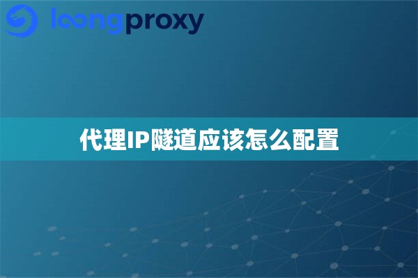 代理IP隧道应该怎么配置