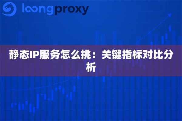 静态IP服务怎么挑：关键指标对比分析