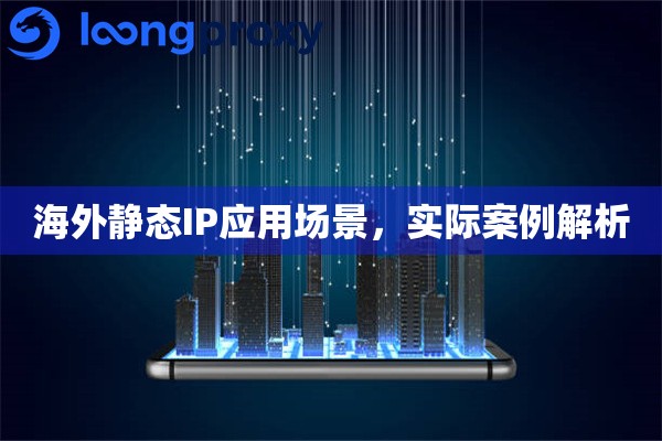 海外静态IP应用场景,实际案例解析 海外静态IP应用场景,实际案例解析