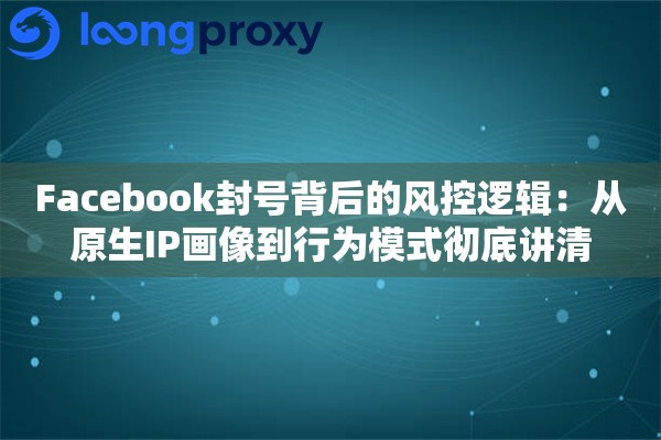 Facebook封号背后的风控逻辑：从原生IP画像到行为模式彻底讲清