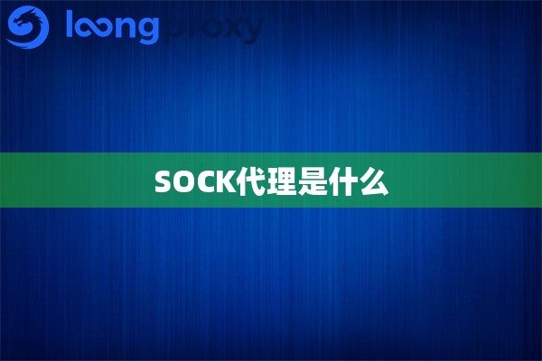SOCK代理是什么