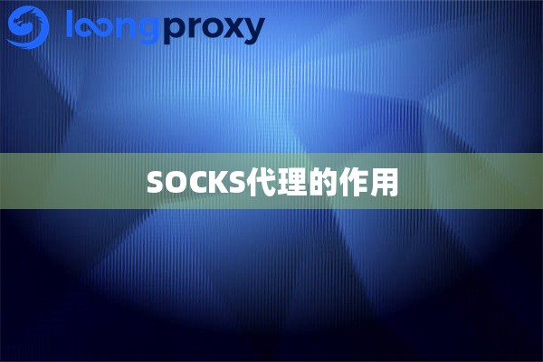 SOCKS代理的作用