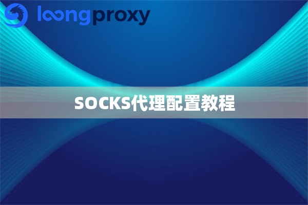 SOCKS代理配置教程