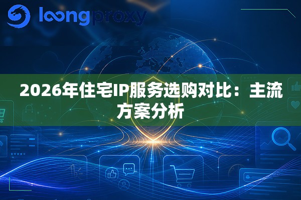 2026年住宅IP服务选购对比:主流方案分析 2026年住宅IP服务选购对比:主流方案分析
