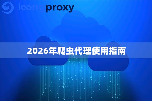 2026年爬虫代理使用指南 2026年爬虫代理使用指南