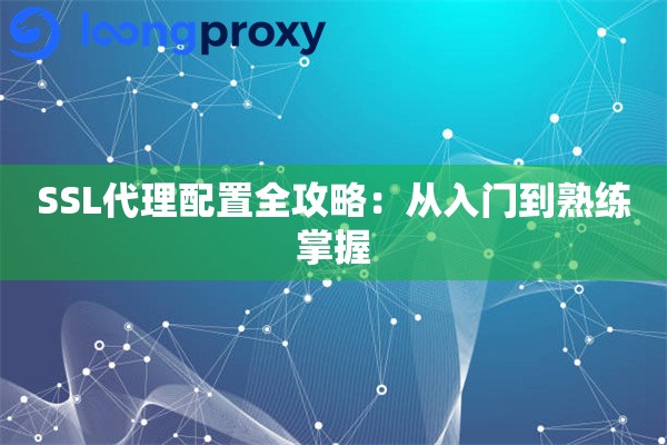 SSL代理配置全攻略：从入门到熟练掌握