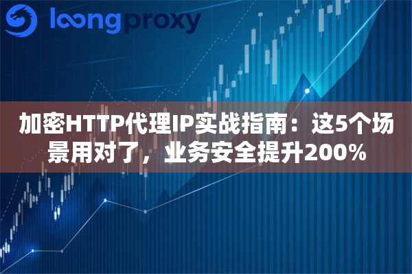 加密HTTP代理IP实战指南：这5个场景用对了，业务安全提升200%