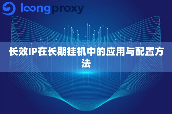 长效IP在长期挂机中的应用与配置方法