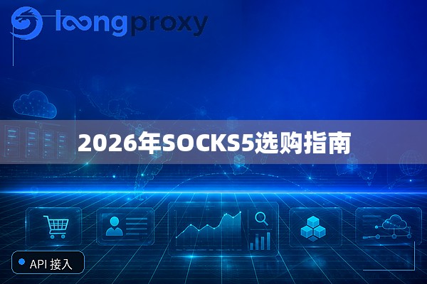 2026年SOCKS5选购指南