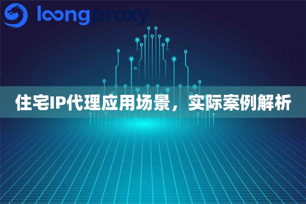 详细阅读:住宅IP代理应用场景,实际案例解析 住宅IP代理应用场景,实际案例解析