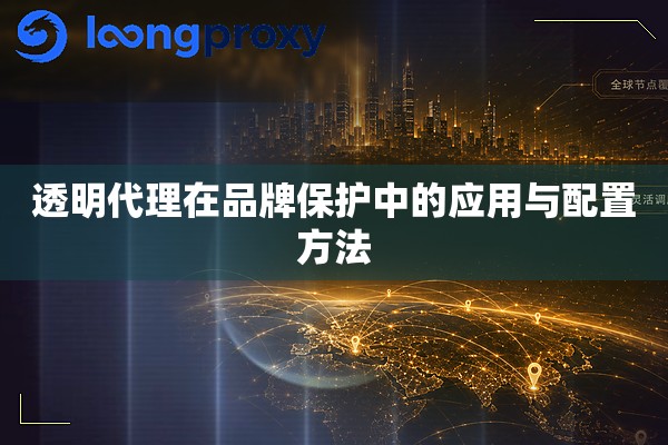 透明代理在品牌保护中的应用与配置方法 透明代理在品牌保护中的应用与配置方法