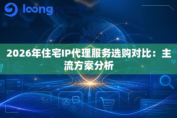 2026年住宅IP代理服务选购对比:主流方案分析 2026年住宅IP代理服务选购对比:主流方案分析
