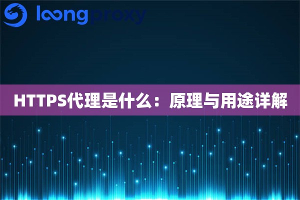HTTPS代理是什么:原理与用途详解 HTTPS代理是什么:原理与用途详解