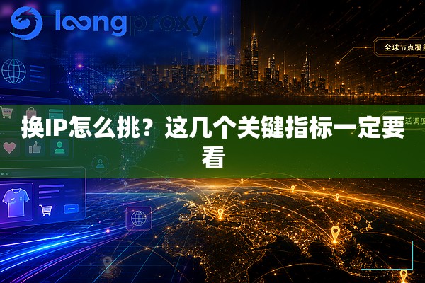 换IP怎么挑？这几个关键指标一定要看