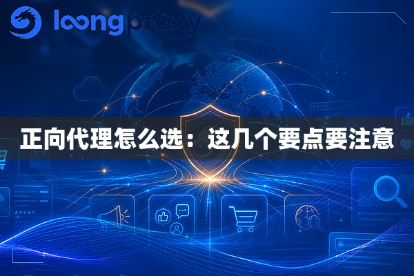 正向代理怎么选：这几个要点要注意